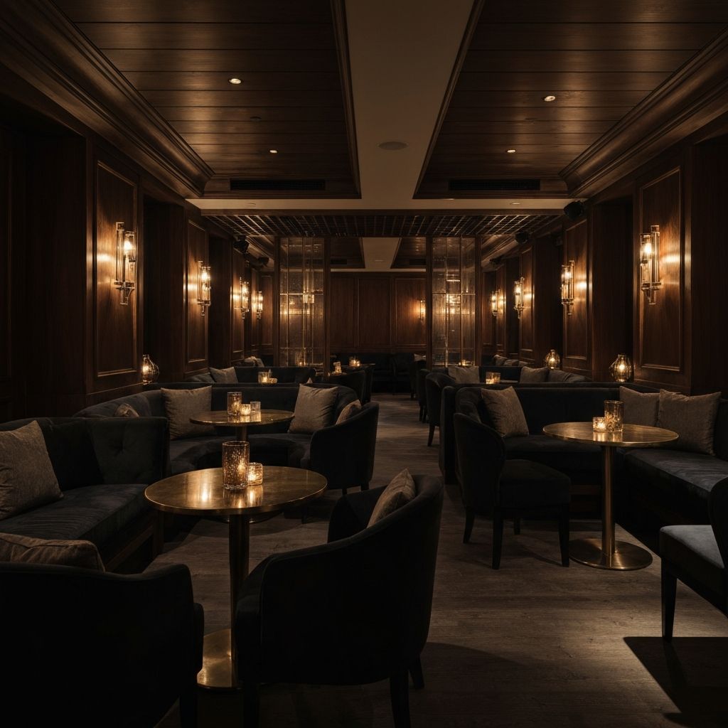 Luksusowe wnętrze VIP Clare Royal Gaming Club